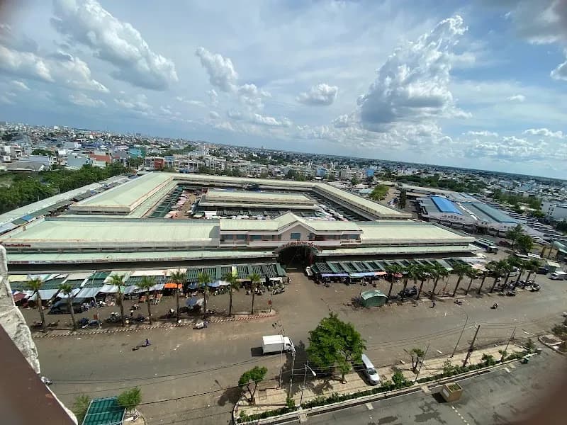 View of Hoc Mon Agricultural Products Wholesale Market in Hoc Mon, HCMC
