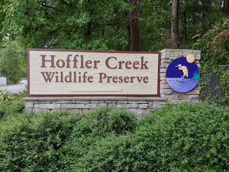 View of Hoffler Creek Wildlife Preserve in Portsmouth, VA
