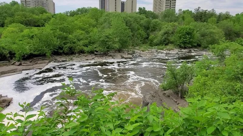 View of Hoggs Back Park in Aurora, ON