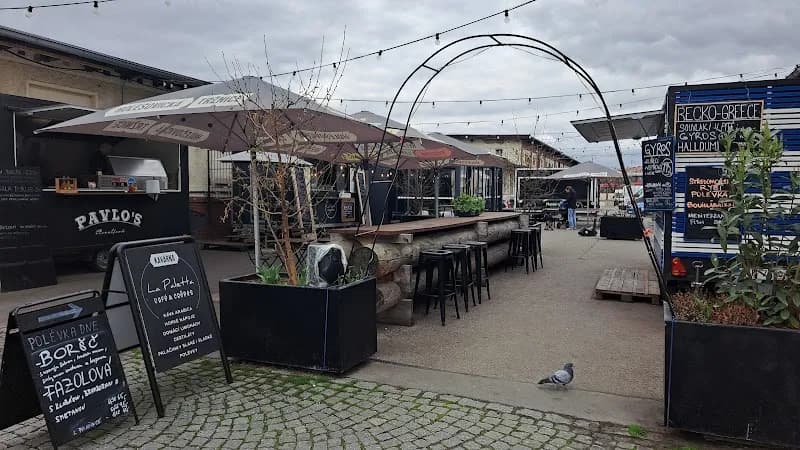 View of Holešovice Market in Holešovice, CZ