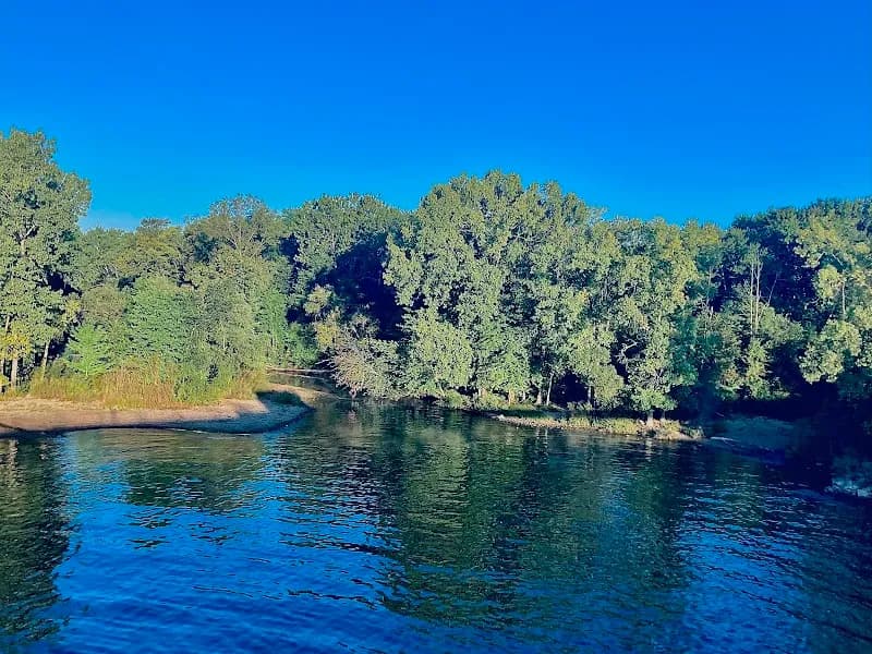 View of Holloway Reservoir in Lake Orion, MI