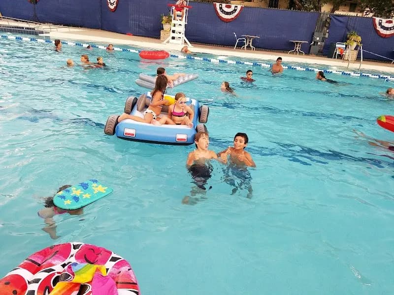 View of Holmes Aquatic Center in University Park, TX