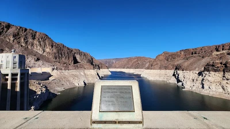 View of Hoover Dam in Boulder City, NV