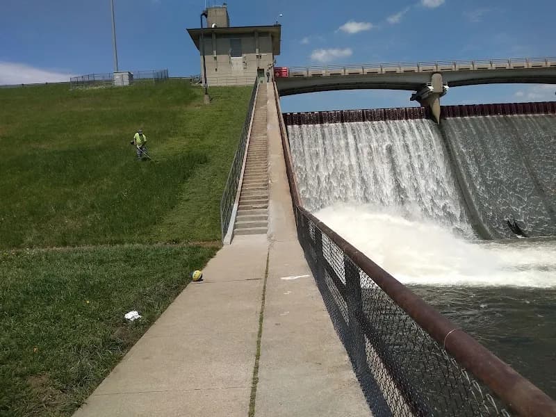 View of Hoover Reservoir Park in Westerville, OH