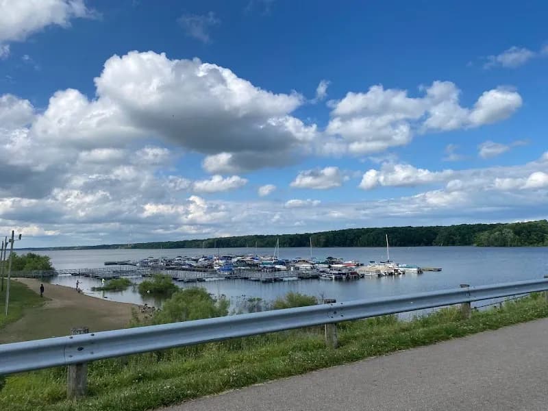 View of Hoover Reservoir Park in Westerville, OH