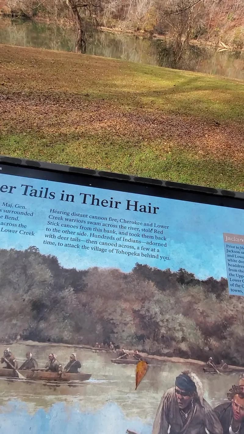 View of Horseshoe Bend National Military Park in Saint Stephens, AL