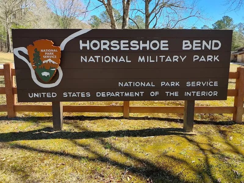 View of Horseshoe Bend National Military Park in Saint Stephens, AL