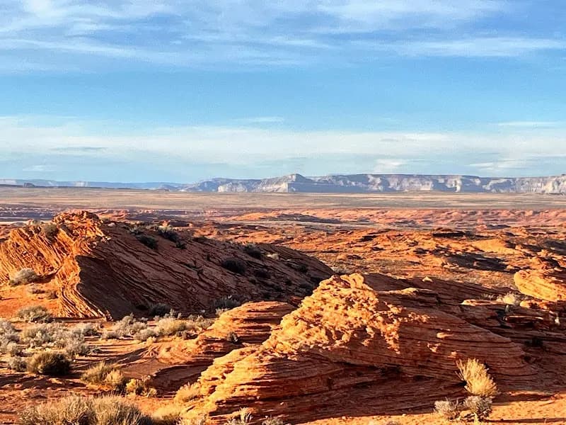 View of Horseshoe Bend in Page, AZ