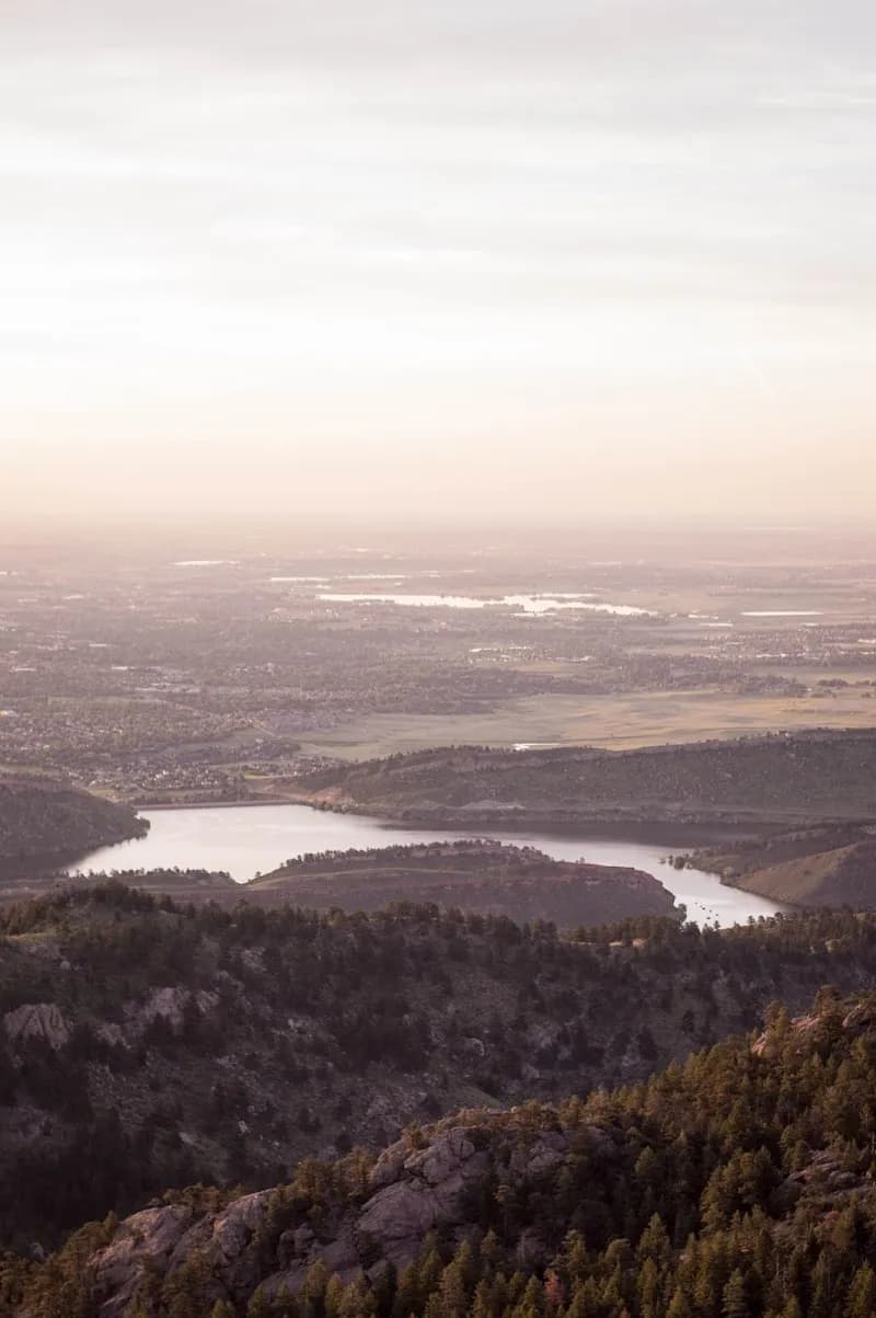 View of Horsetooth Rock Trail in Fort Collins, CO