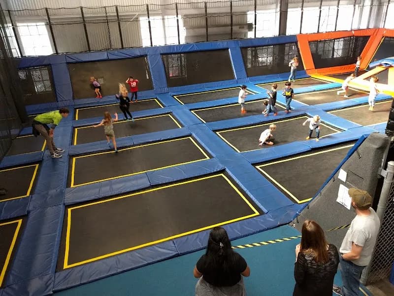 View of House of Air Trampoline Park and Café in San Francisco, CA