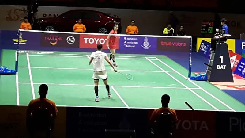 View of Hua Mak Indoor Stadium in Bangkok, BKK