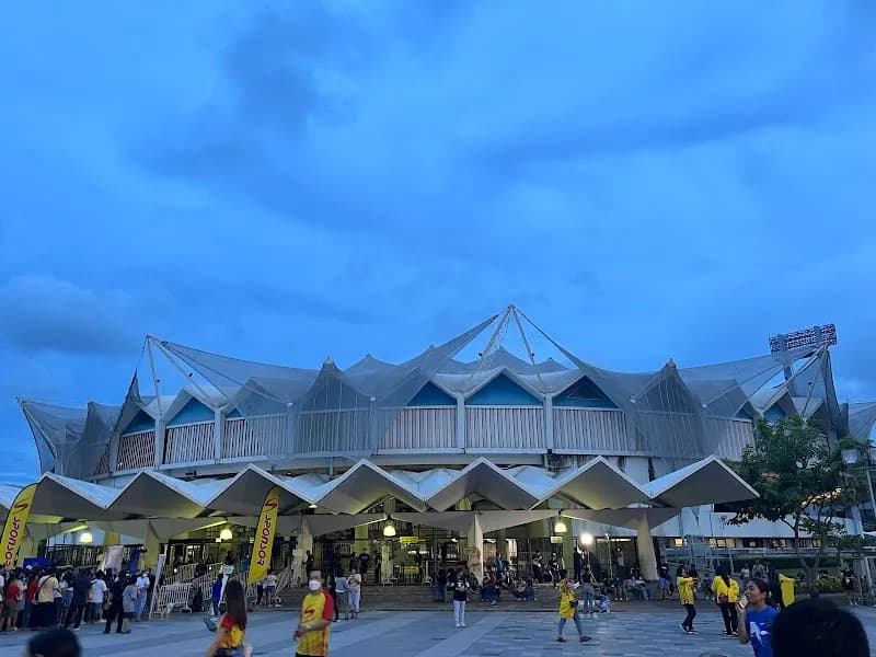 View of Hua Mak Indoor Stadium in Bangkok, BKK