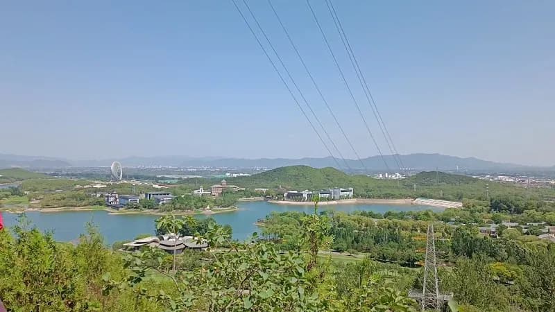 View of Huairou District Yanqi Lake Park in Huairou District, Beijing