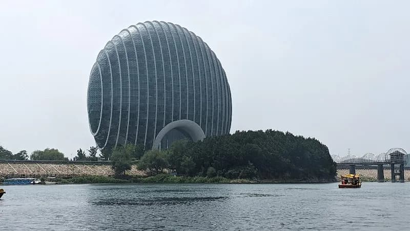 View of Huairou District Yanqi Lake Park in Huairou District, Beijing