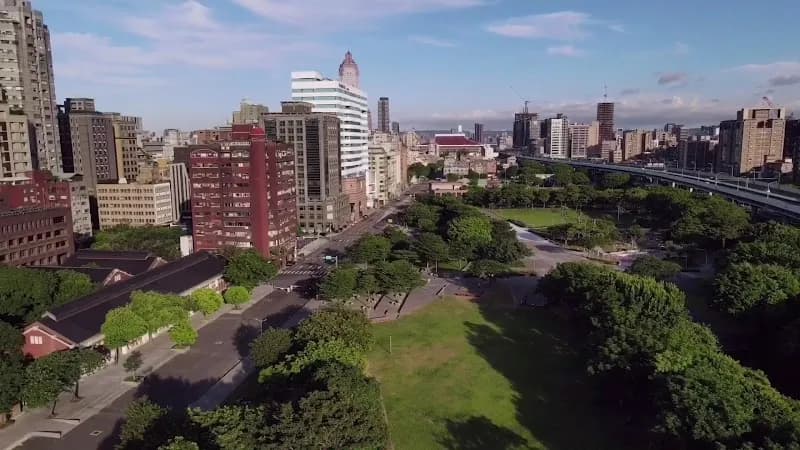 View of Huashan 1914 Creative Park in Taipei, TPE