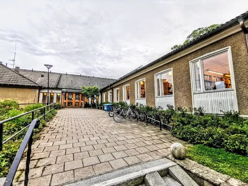 View of Huddinge Library in Huddinge, Stockholm