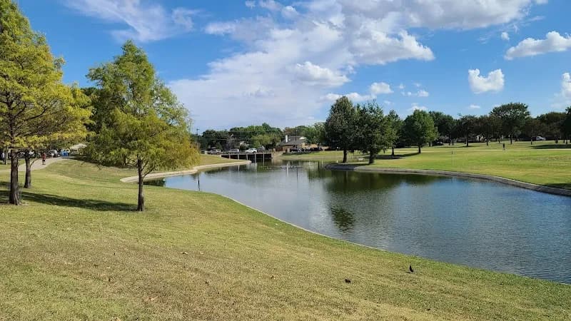 View of Huffhines Park in Richardson, TX