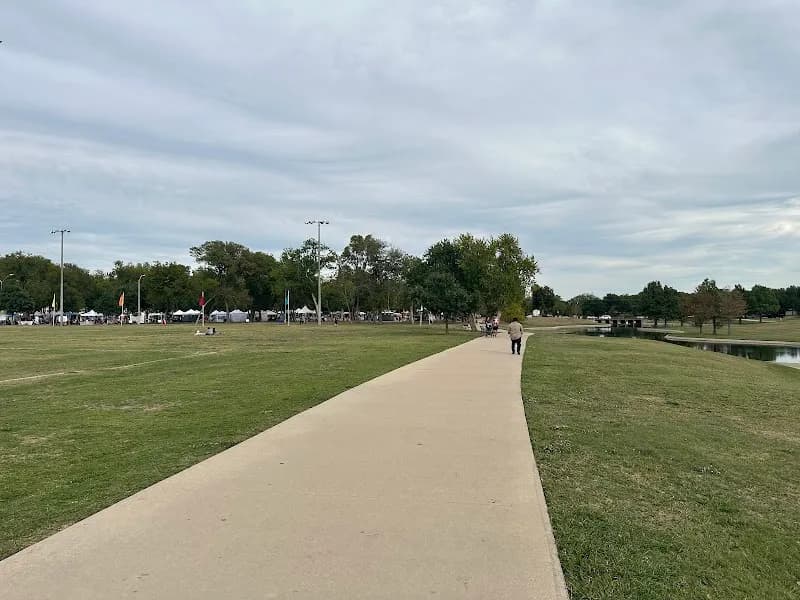 View of Huffhines Park in Richardson, TX