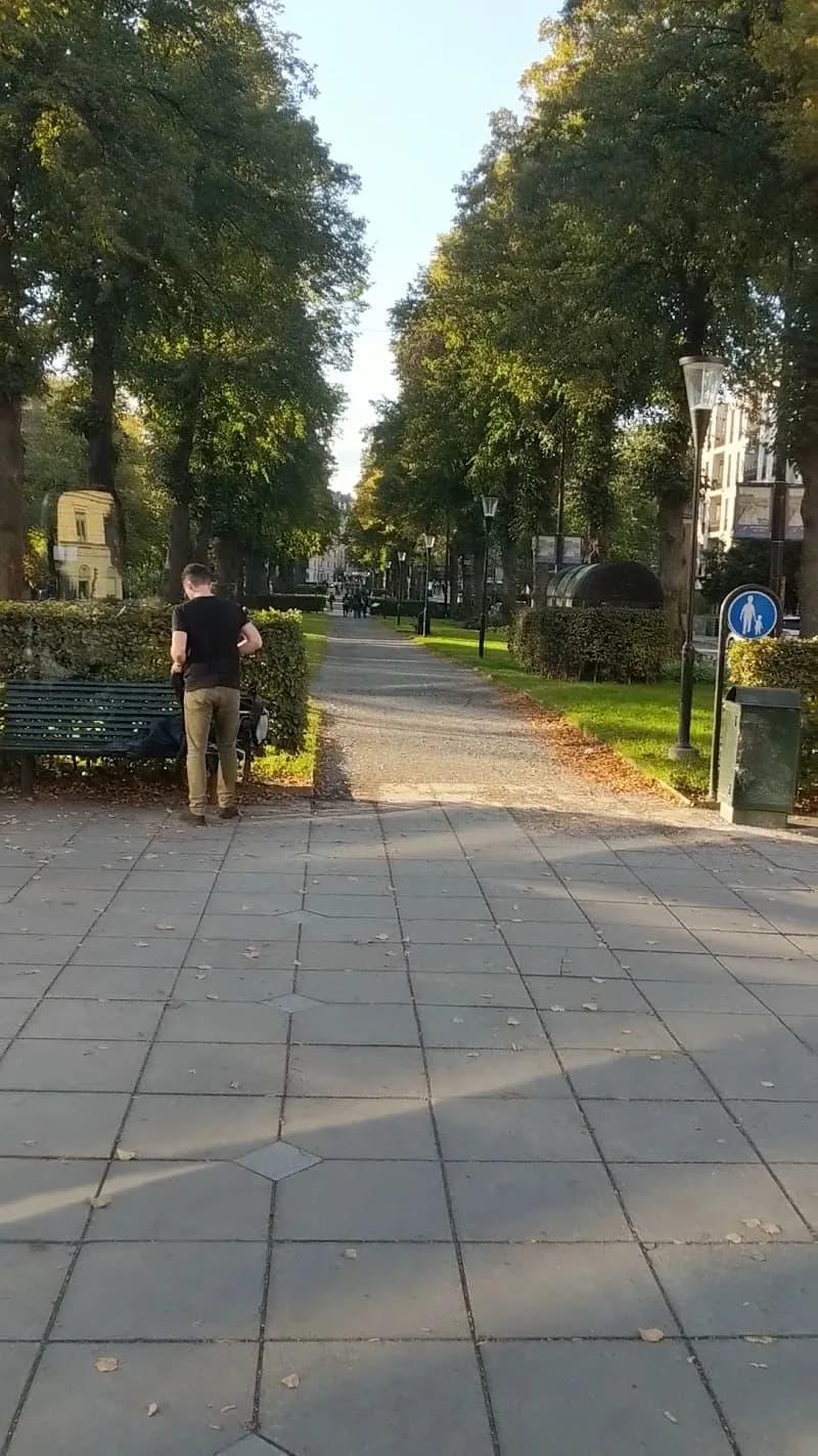 View of Humlegårdens Playground in Tyresö, Stockholm