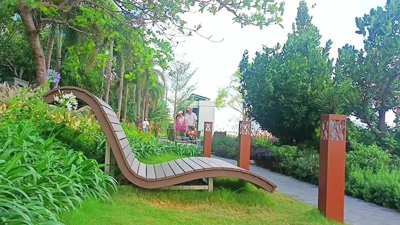 View of Hung Hom Promenade in Hung Hom, HK