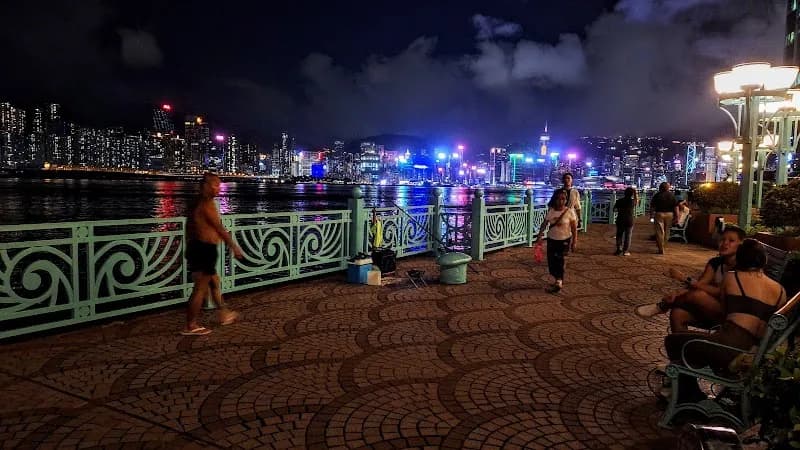 View of Hung Hom Waterfront Promenade in Hung Hom, HK