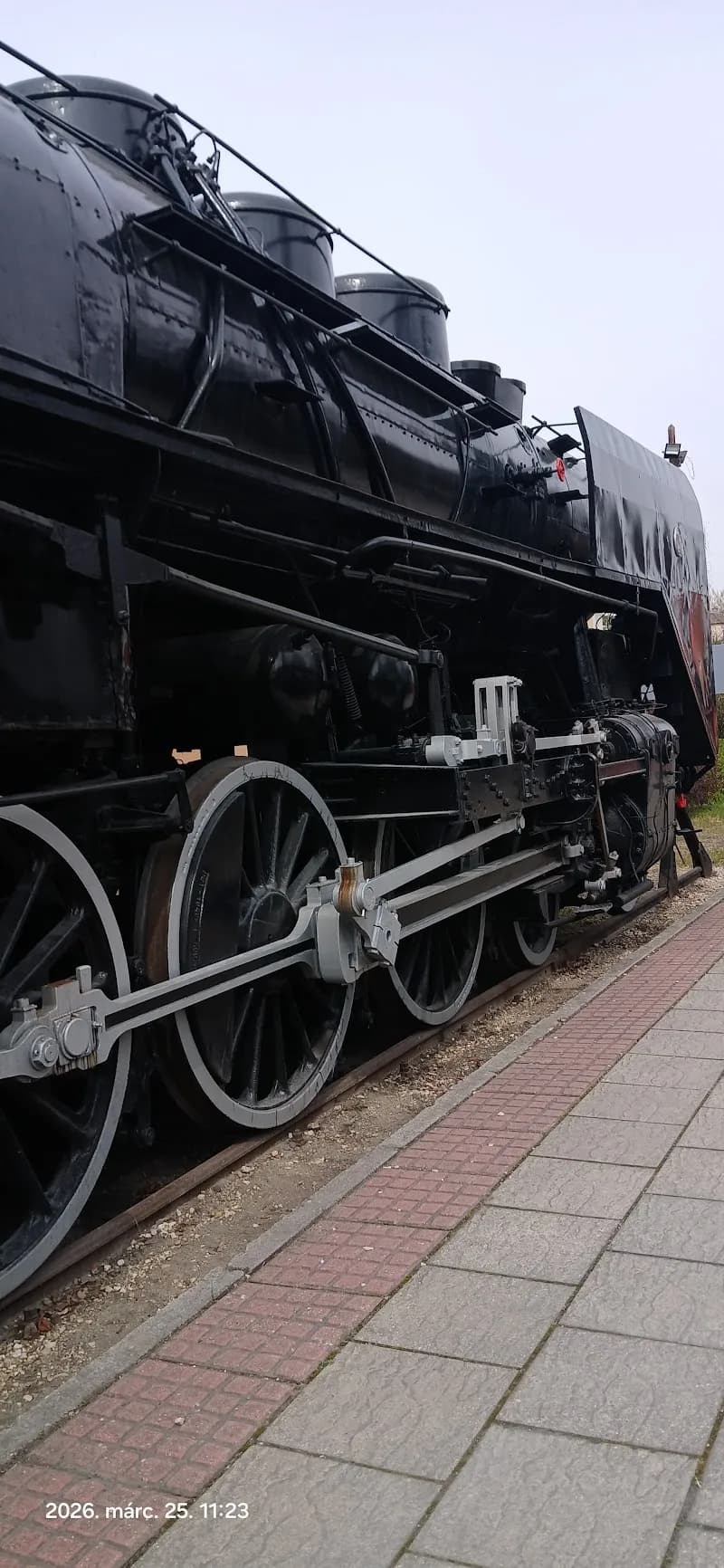View of Hungarian Railway Museum in Zugló, Budapest