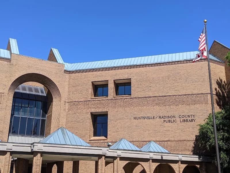 View of Huntsville-Madison County Public Library in Huntsville, AL