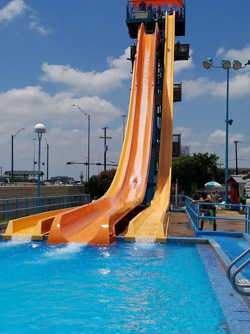 Hurricane Harbor Arlington water park in Burleson, TX