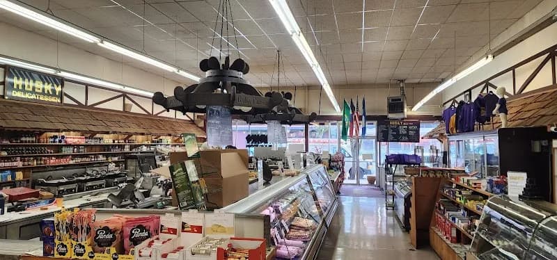 View of Husky Deli in West Seattle, WA