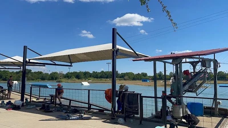 View of Hydrous Wake Park in Allen, TX