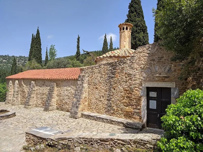 View of Hymettus, Kesariani & Vyronas Aesthetic Forest in Athens, ATT