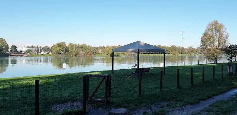 View of Idroscalo in Milan, LM