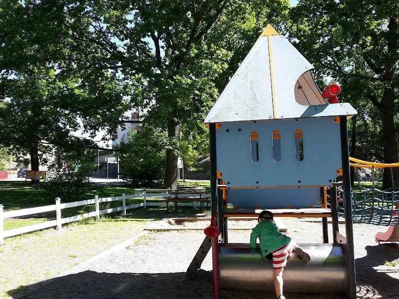 View of Idun's playground in Nynäshamn, Stockholm