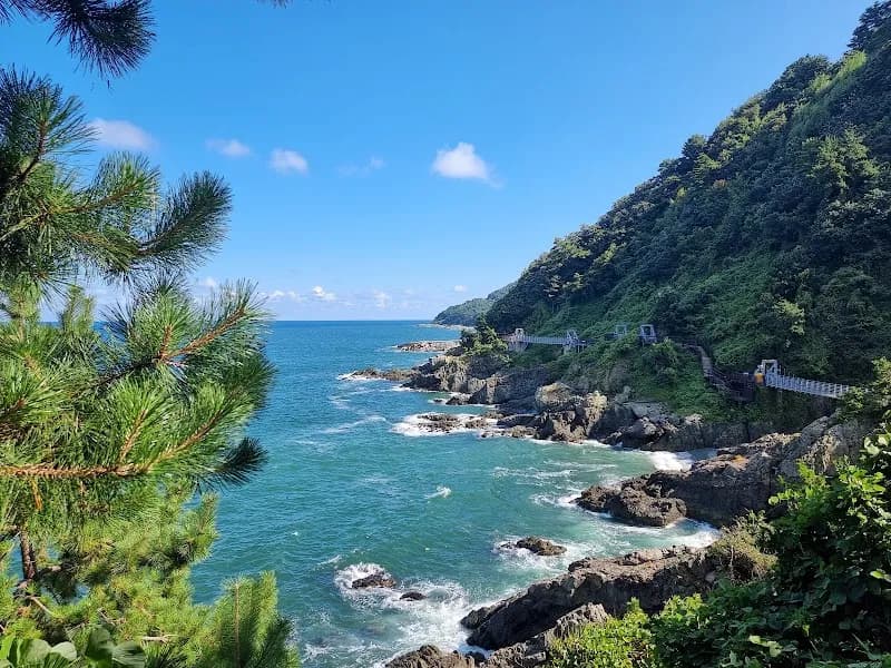View of Igidae Coastal Trail in Yeongdo-gu, Busan