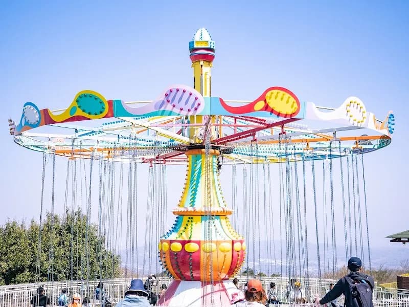 View of Ikoma Sanjo Amusement Park in Yao, Osaka