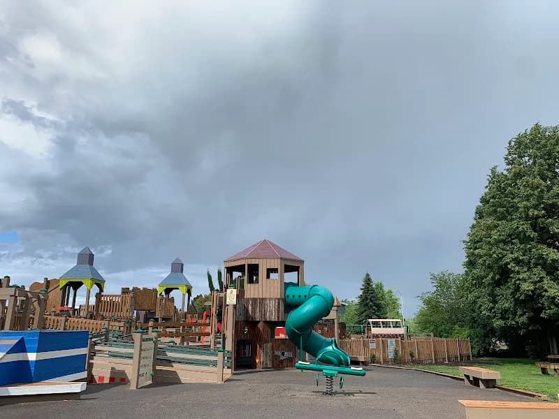 Imagination Station playground in Troutdale, OR