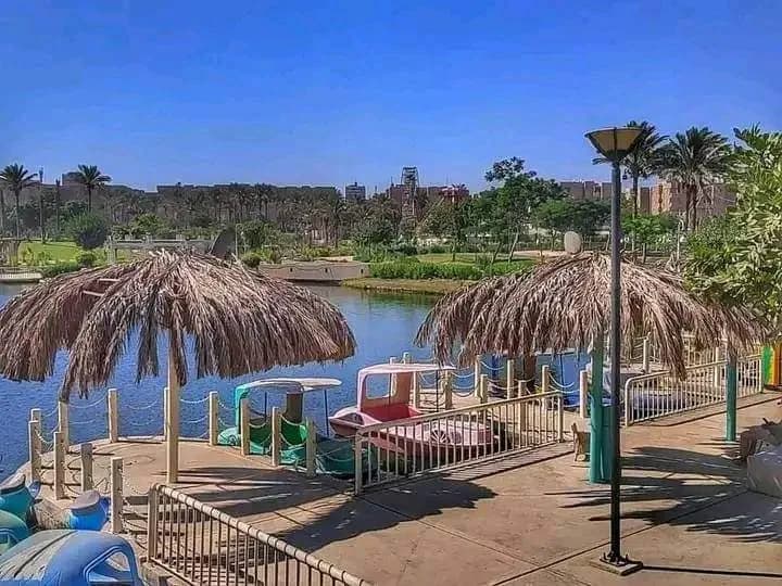 View of Imbaba Park in Imbaba, Cairo