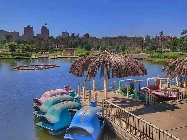 View of Imbaba Park in Imbaba, Cairo