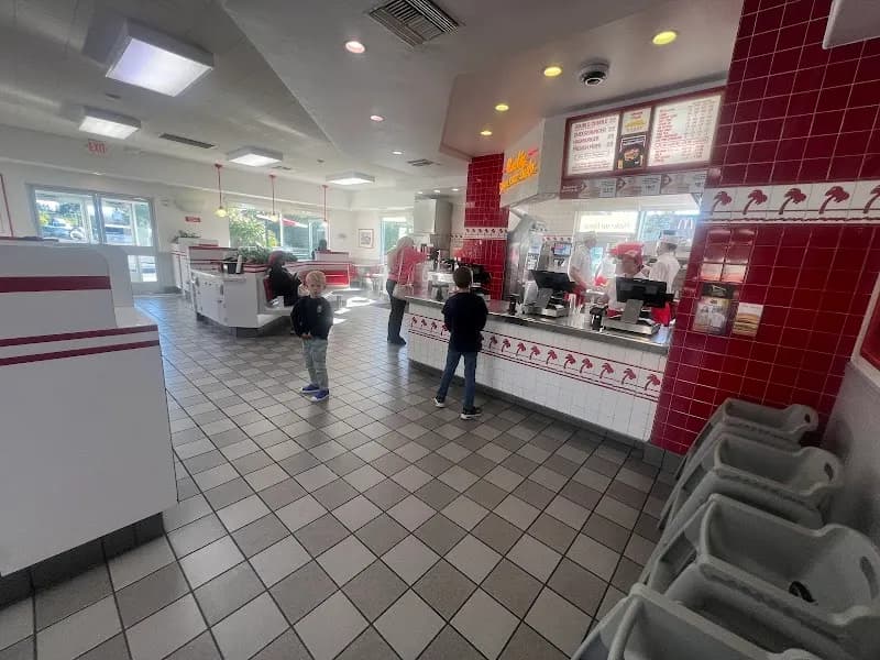 View of In-N-Out Burger in Mountain House, CA