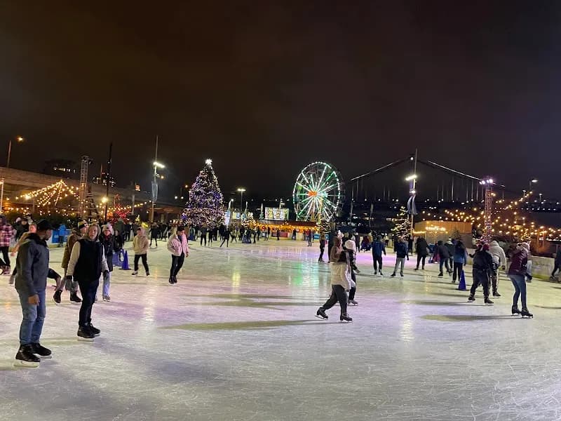 View of Independence Blue Cross RiverRink in Philadelphia, PA