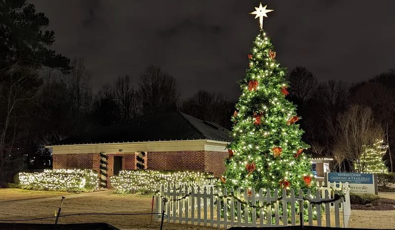 View of Indian Creek Greenway in Morrisville, NC