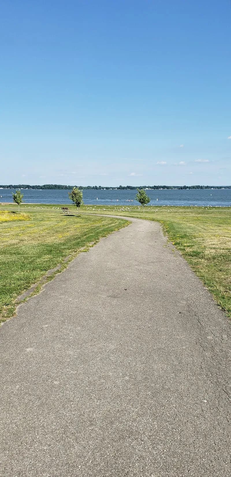View of Indian Lake Bike Trail in Indian Hill, OH