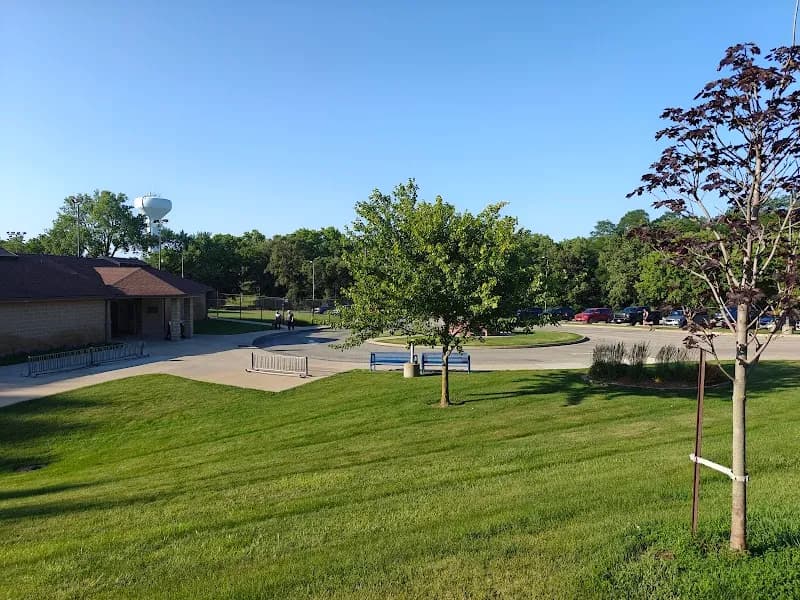 View of Indianola Veterans Memorial Aquatic Center in Indianola, IA