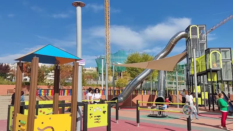 View of Infantil Tempranales Park in San Sebastián de los Reyes, Madrid