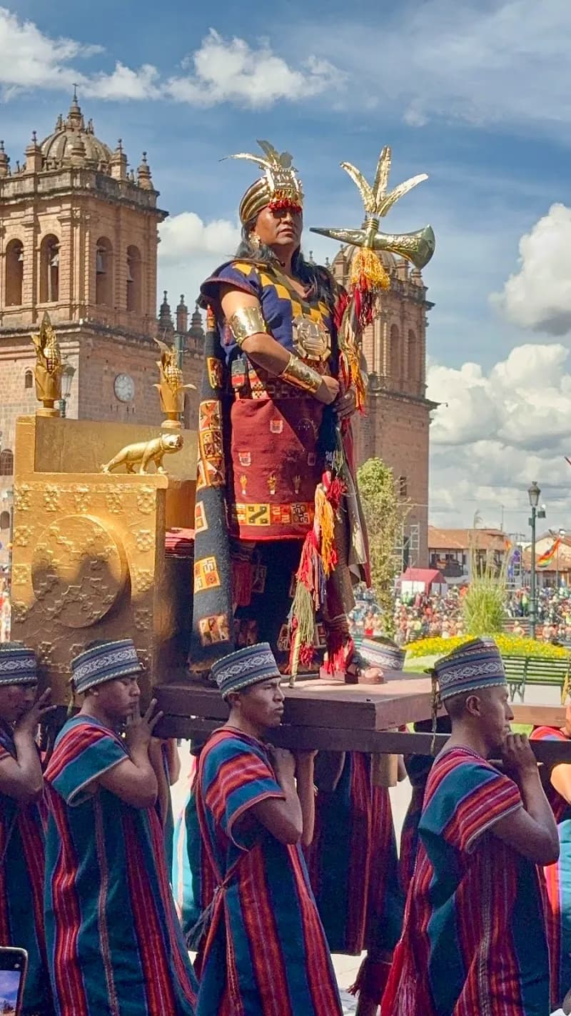 View of Inti Raymi Festival in Cusco, CUS
