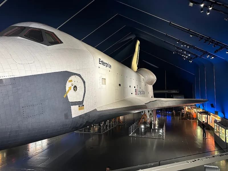 View of Intrepid Museum in New York City, NY
