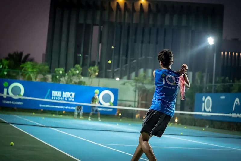 View of iQ Tennis Academy in Umm Suqeim, Dubai