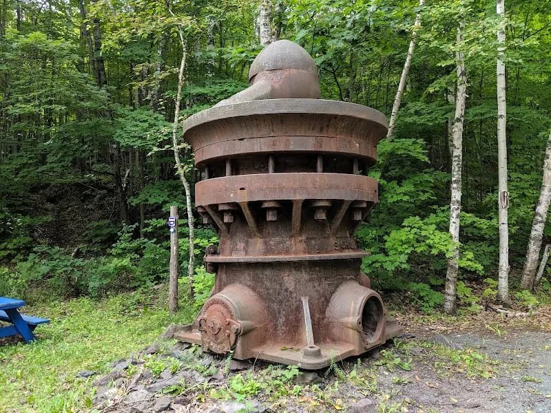 View of Iron Ore Heritage Trail in Eastport, MI
