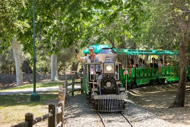 View of Irvine Park Railroad in Anaheim, CA