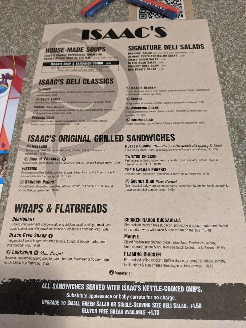 View of Isaac's Famous Grilled Sandwiches in Newtown, PA